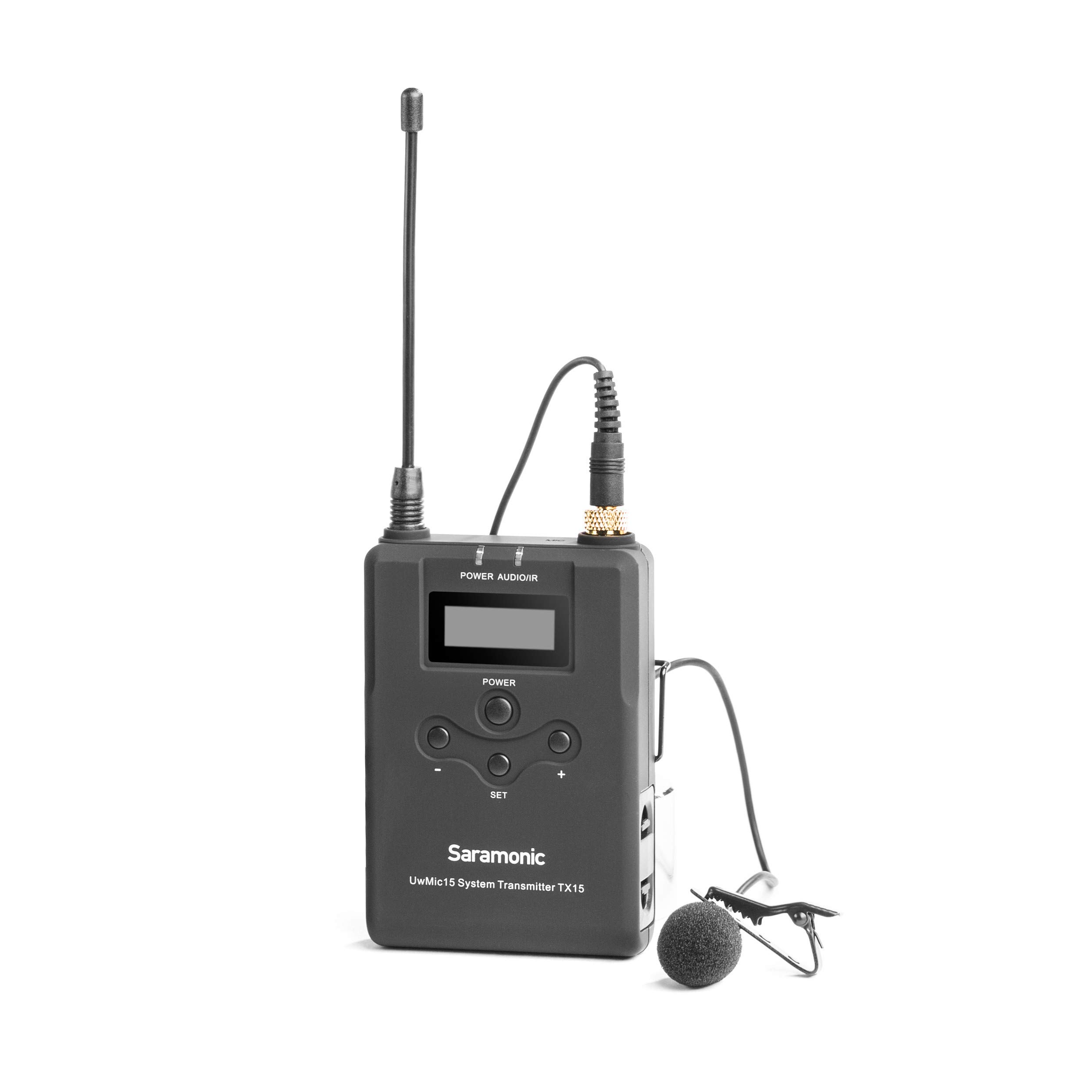 Saramonic 16-Channel UHF Wireless Lavalier Microphone System